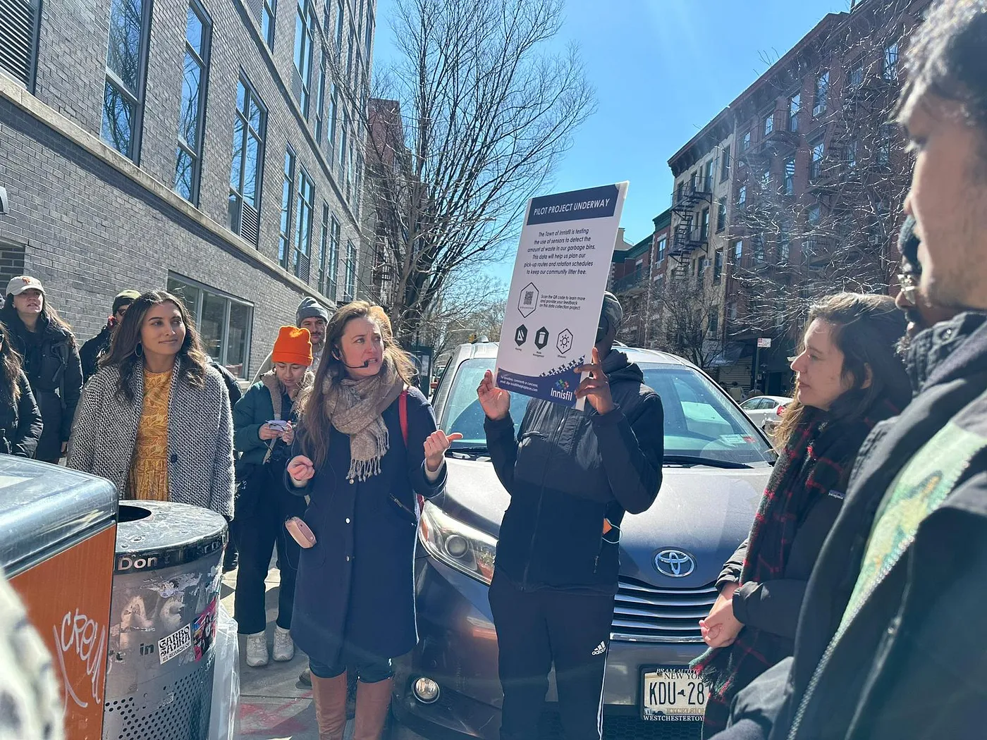Unveiling NYC’s invisible digital city: leading community walking tours as part of NYC’s Open Data Week 2024